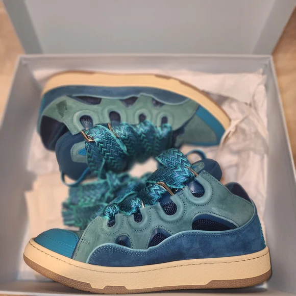 Lanvin Blue and Teal Athletic Shoes - thefablabs.dk display picture 1